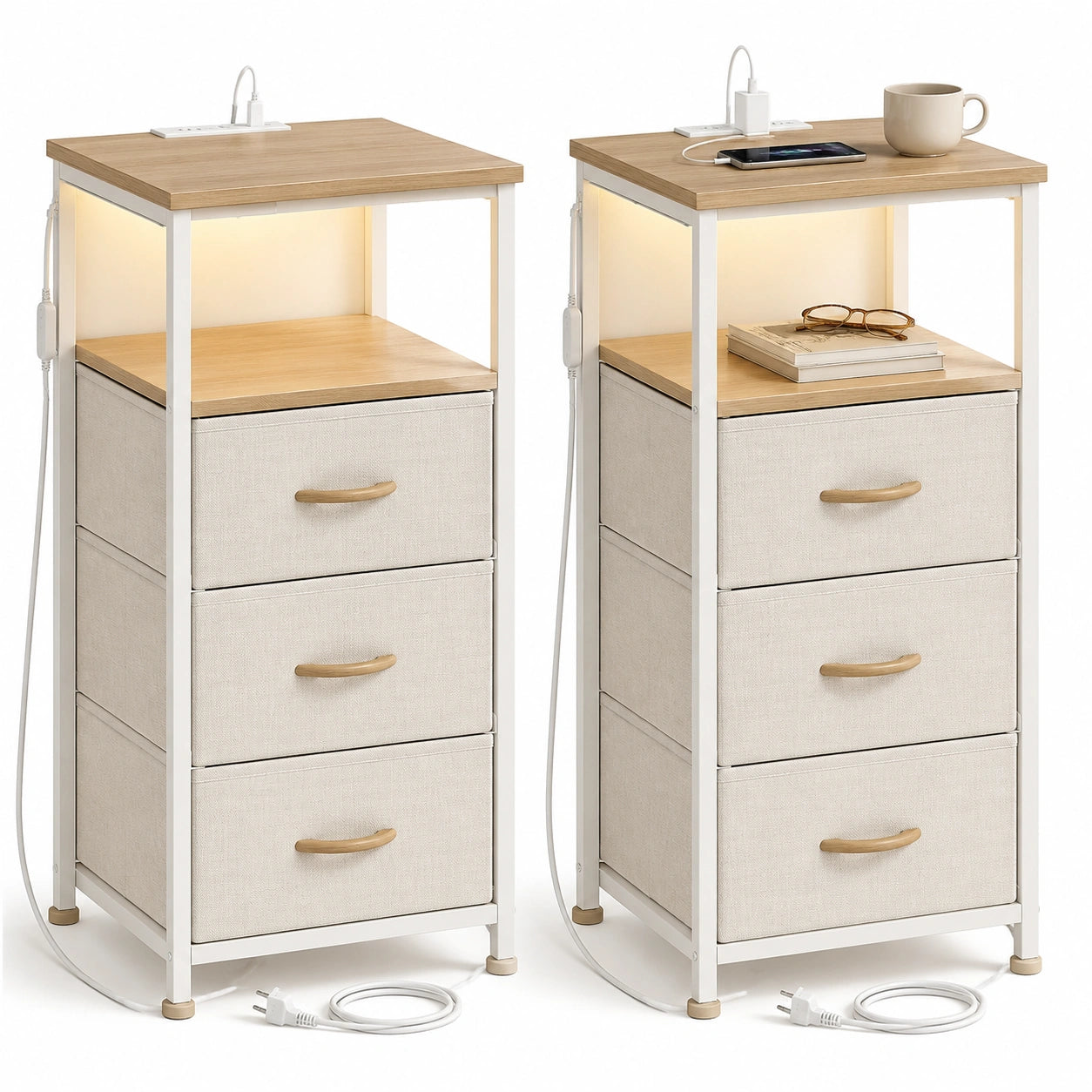 table-de-nuit-moderne-avec-led-etagere-ouverte-et-tiroirs-lot-de-2-blanc-nygvqs6404un