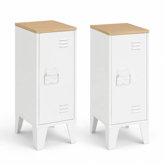 lot-de-2-tables-de-chevet-etroites-avec-porte-en-metal-noir-et-plateau-effet-hetre-bjcoxl6441xv