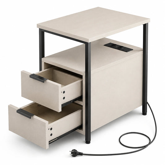 table-d-appoint-multifonctionnelle-avec-rangement-et-tiroirs-marron-camel-et-noir-tsbfef6439zb